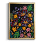 Muddled Flowers I - Modern Framed Canvas Print