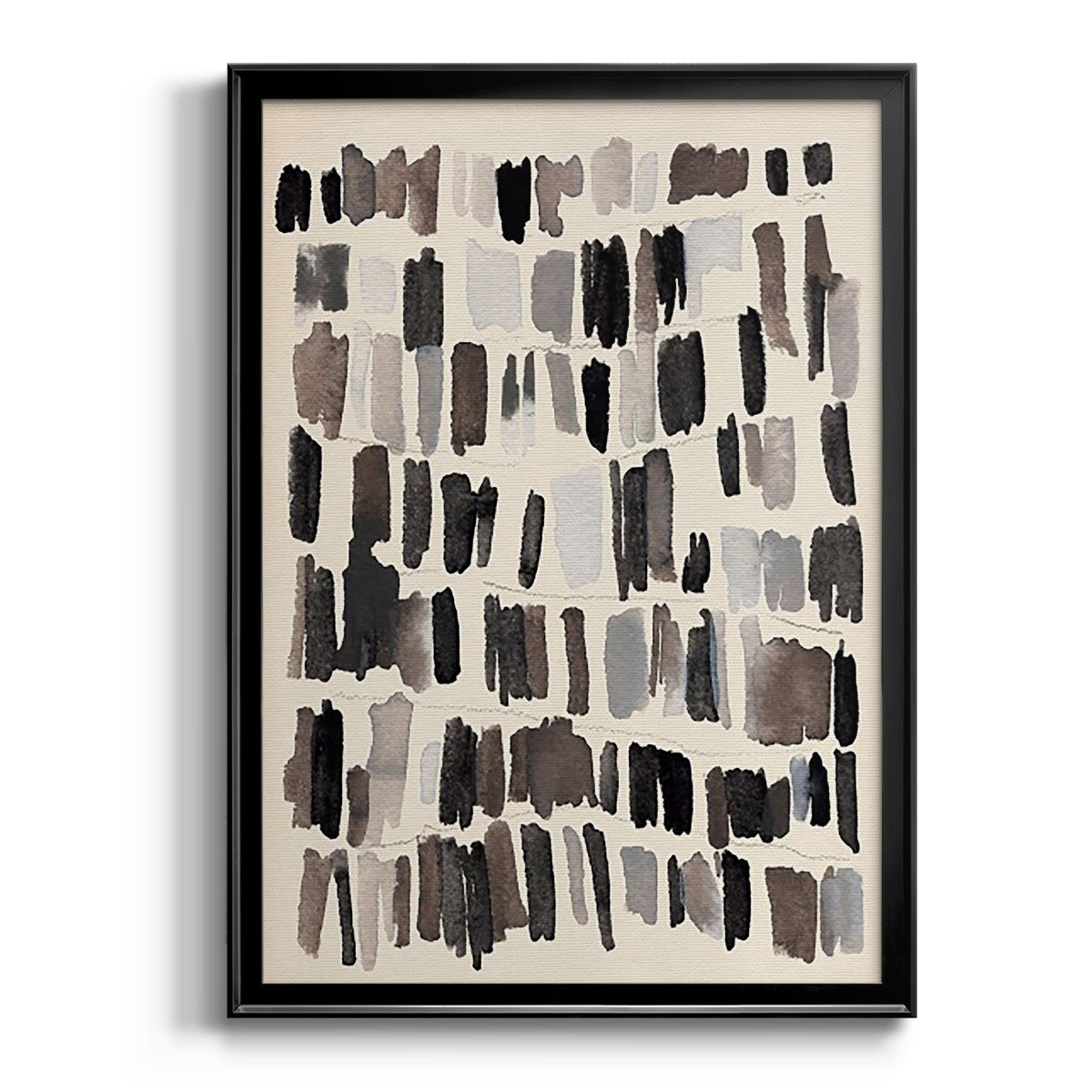 Chalk and Flint IV - Modern Framed Canvas Print