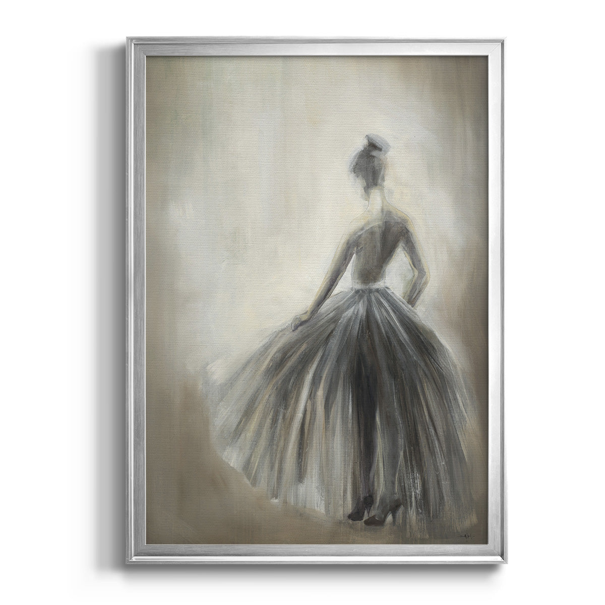 Over in the Light -  Framed Canvas Print