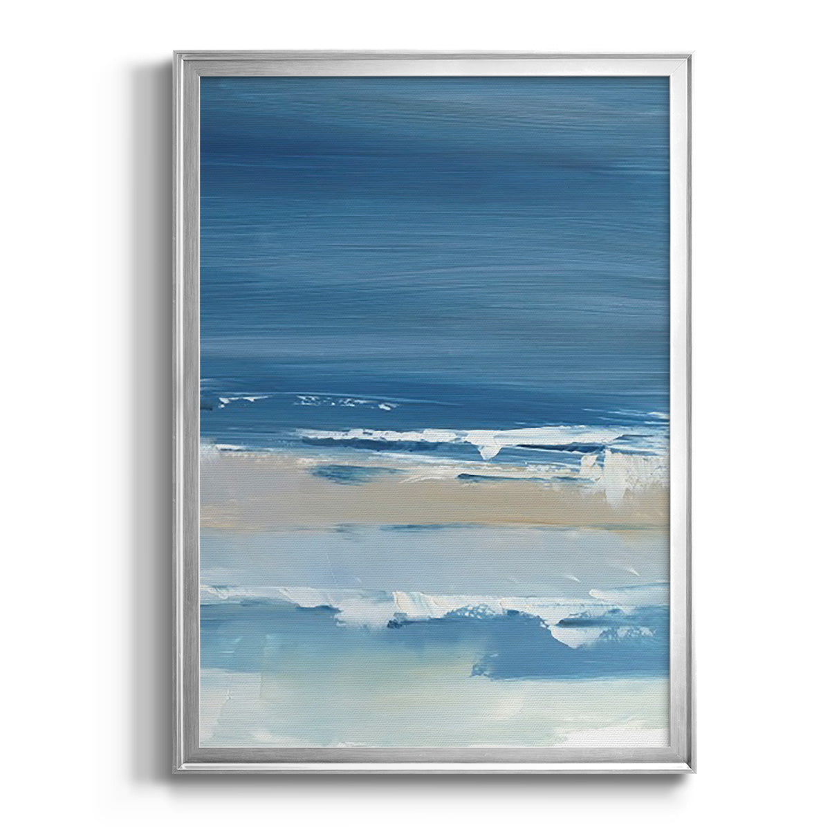 Coastal Colors II - Modern Framed Canvas Print