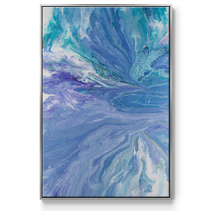 Trying to Focus - Floater Framed Canvas Print