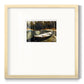 Canoe in the Woods - Double Matboard Framed Print