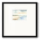 Simple Sea - Double Matboard Framed Print