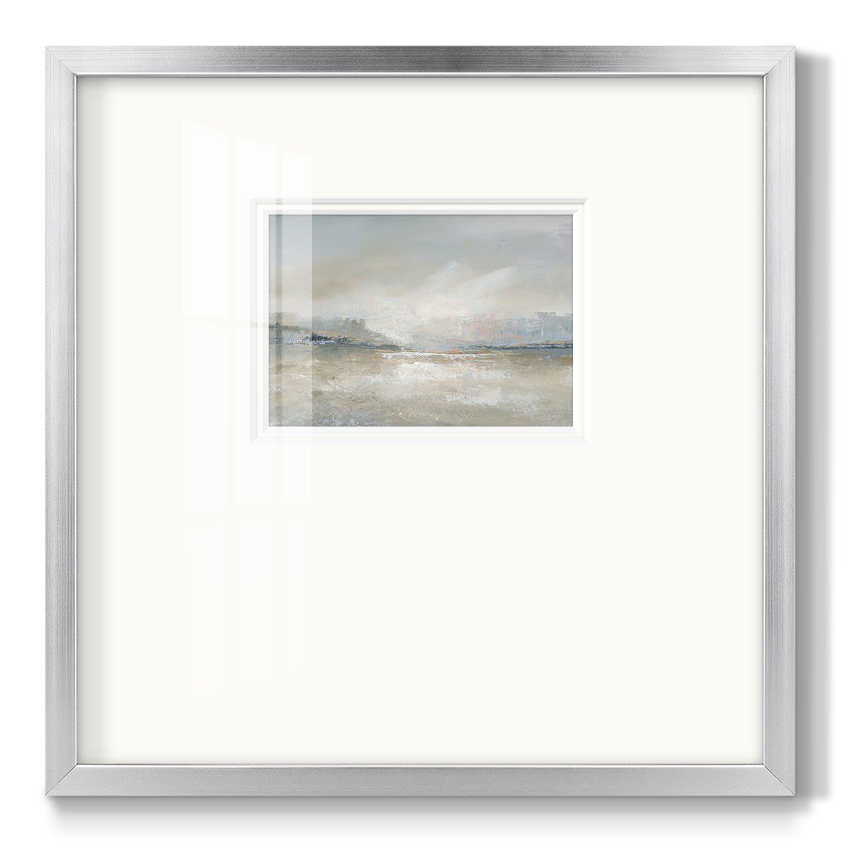 Horizon Haze - Double Matboard Framed Print