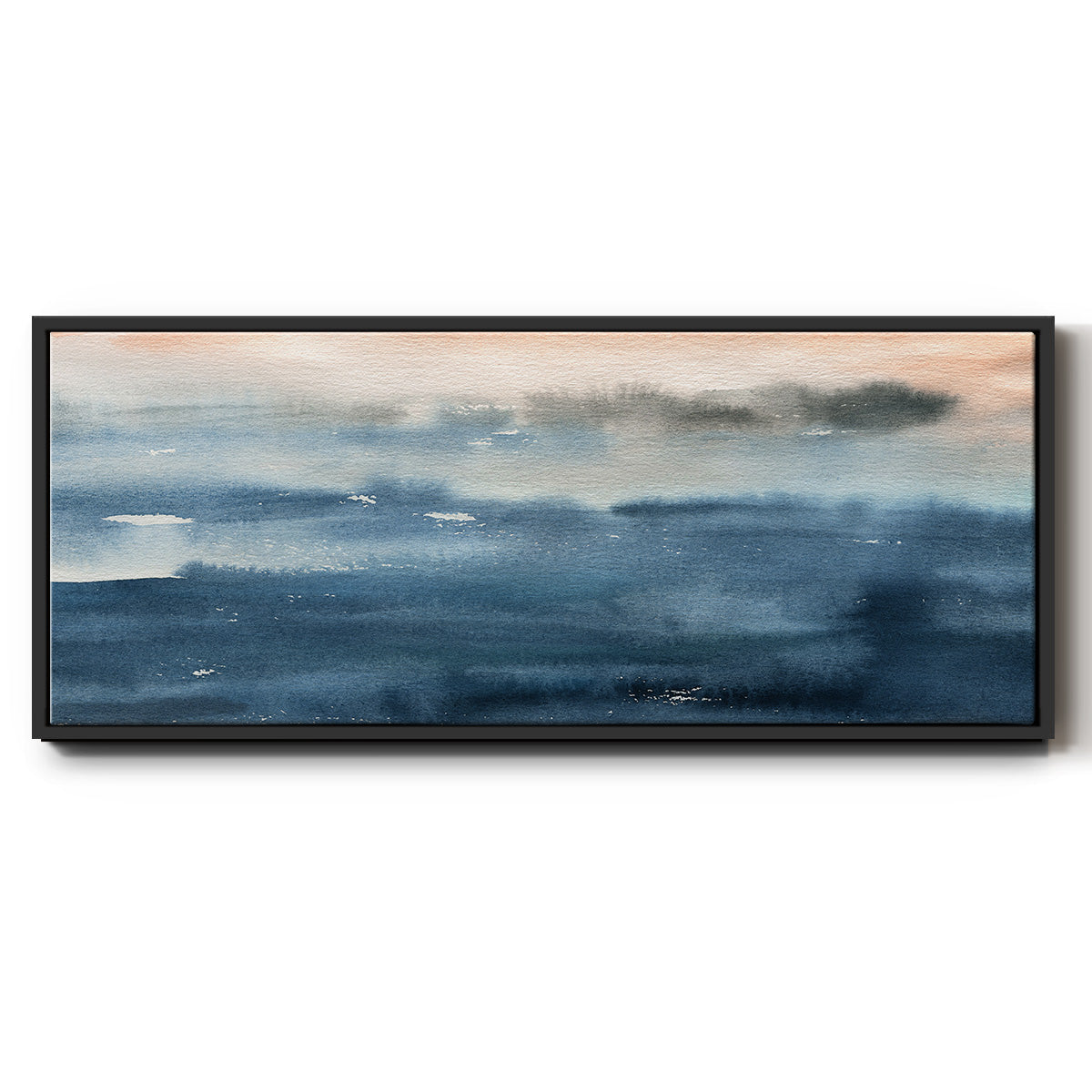 Lake Sunrise - Floater Framed Canvas Print