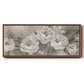 Cottage Roses - Floater Framed Canvas Print