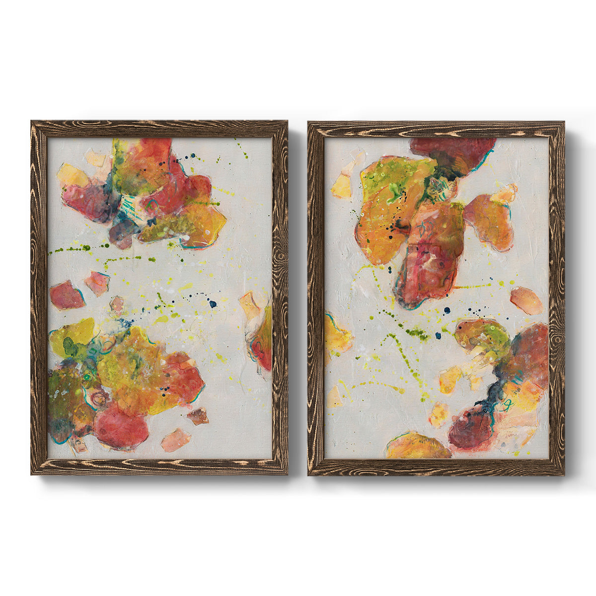 Attracting Love I - Premium Framed Canvas 2 Piece Set - Ready to Hang