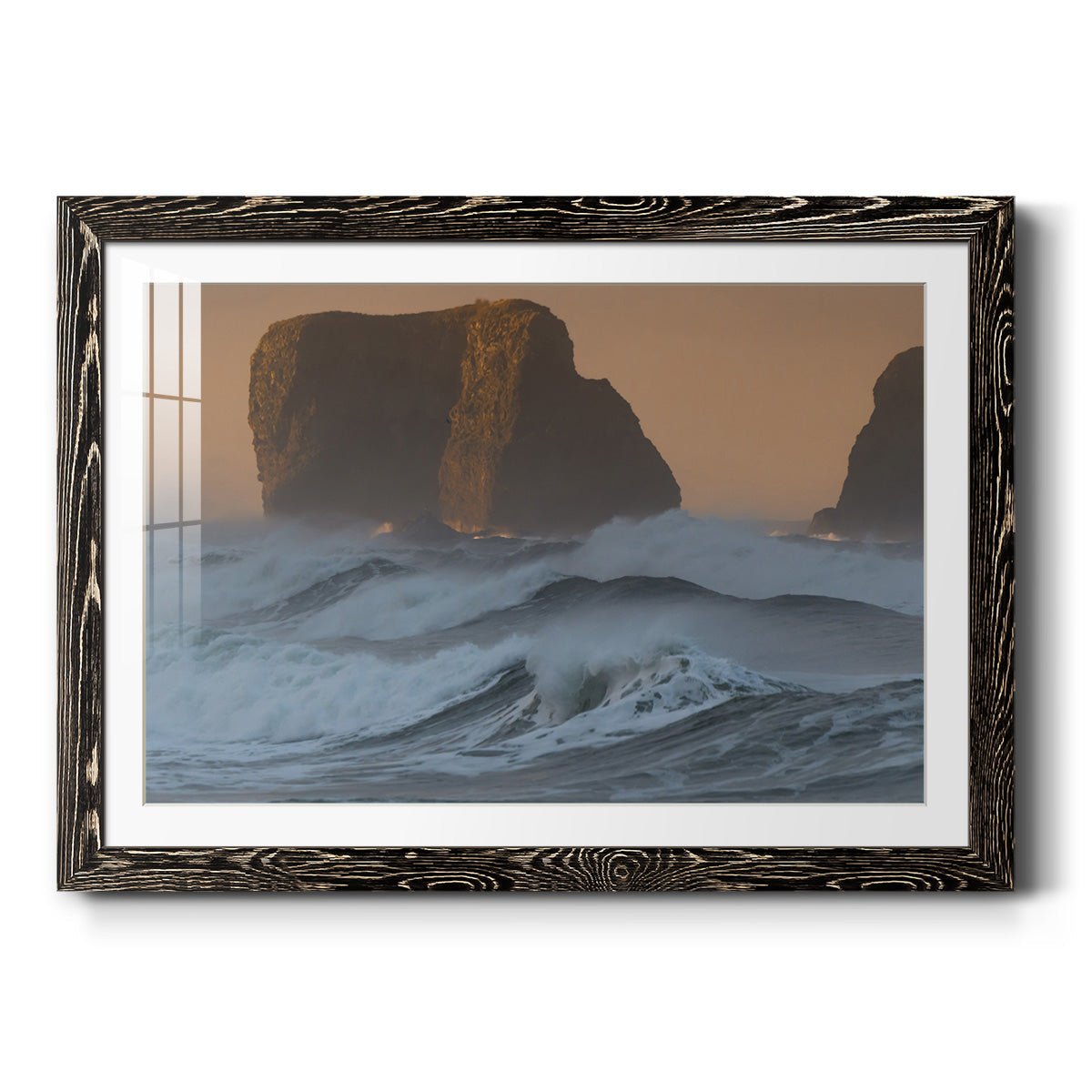 To the Shore - Barnwood Framed Art Print