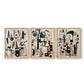 Abstract Series CLXVIII - Restickable Framed Art Set