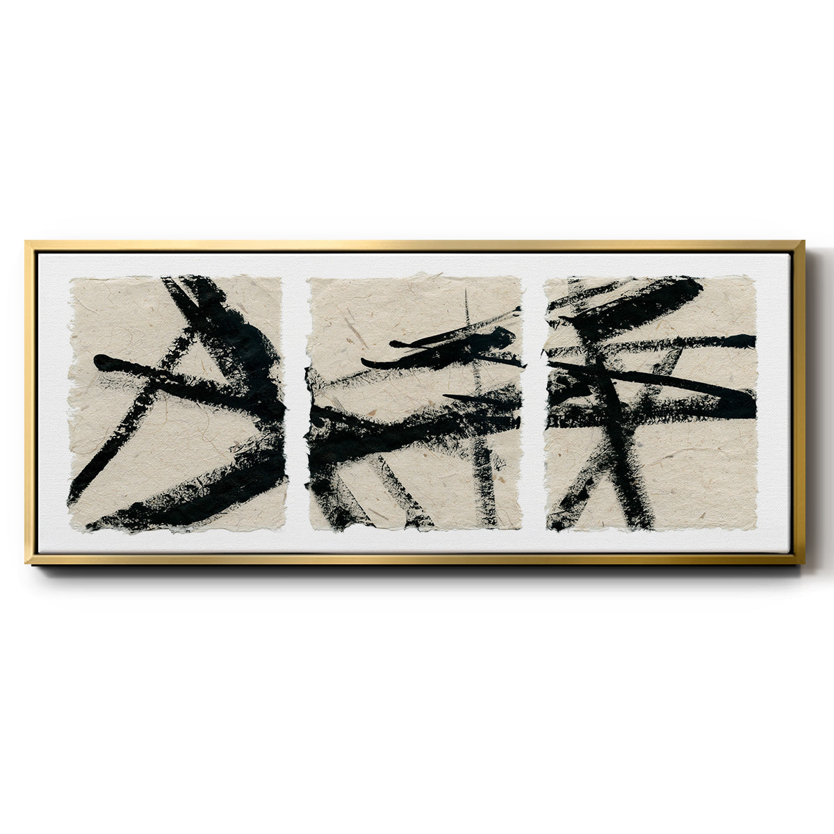 Got Our Lines Crossed - Floater Framed Canvas Print