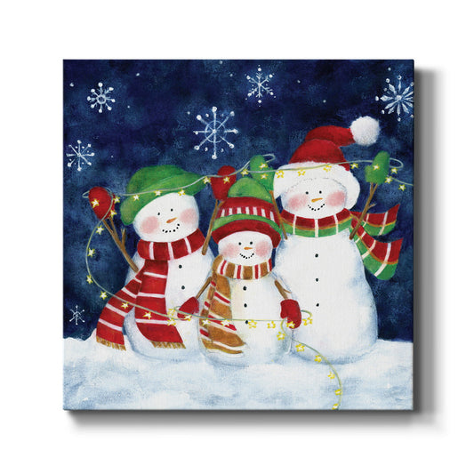 Festive Lights II-Premium Gallery Wrapped Canvas - Ready to Hang