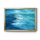 Crashing Waves I - Modern Framed Canvas Print