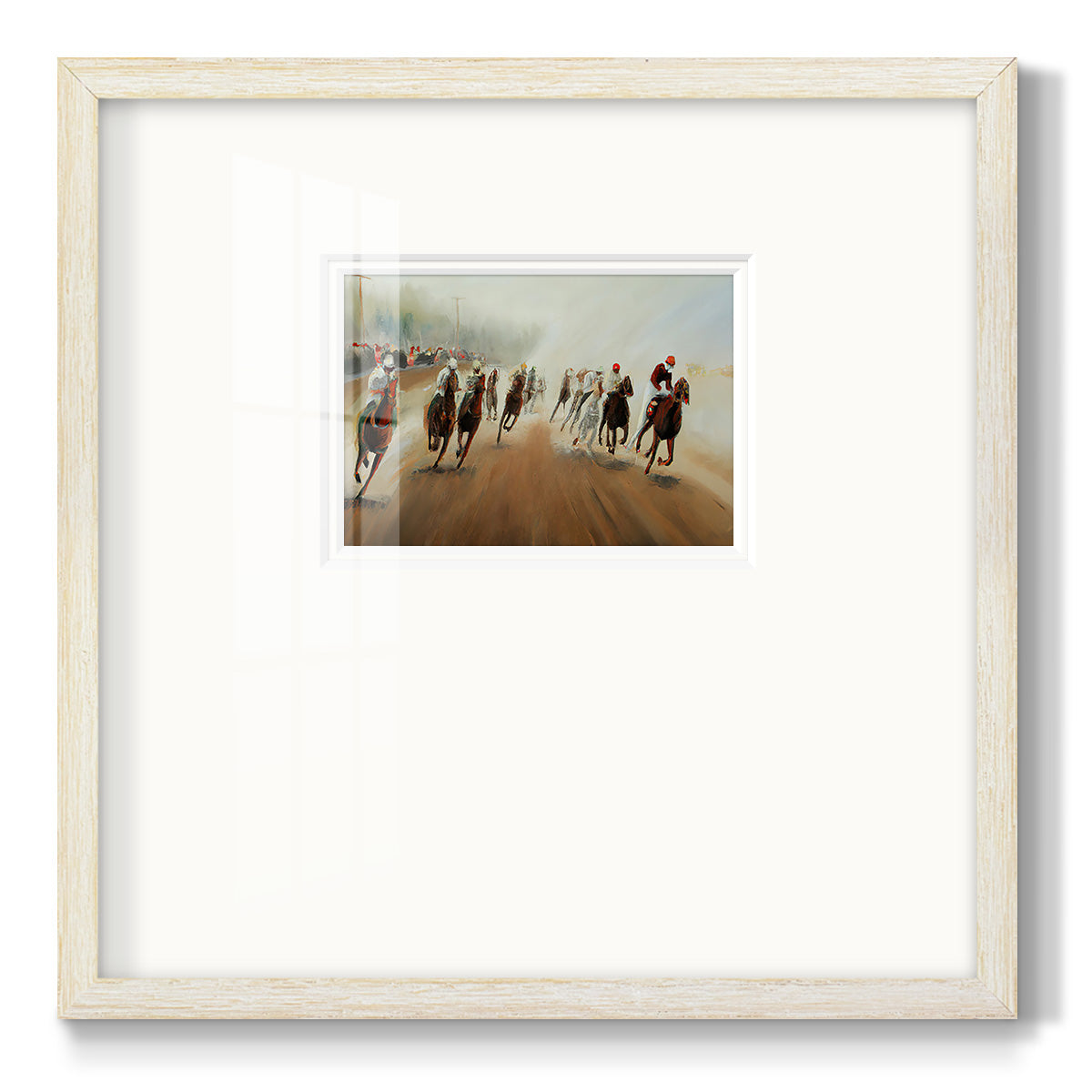 Around the Corner Premium Framed Print Double Matboard