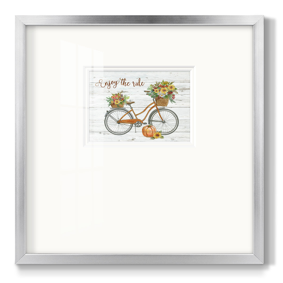Harvest Bike - Double Matboard Framed Print