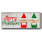 Christmas Elf Couple - Floater Framed Canvas Print