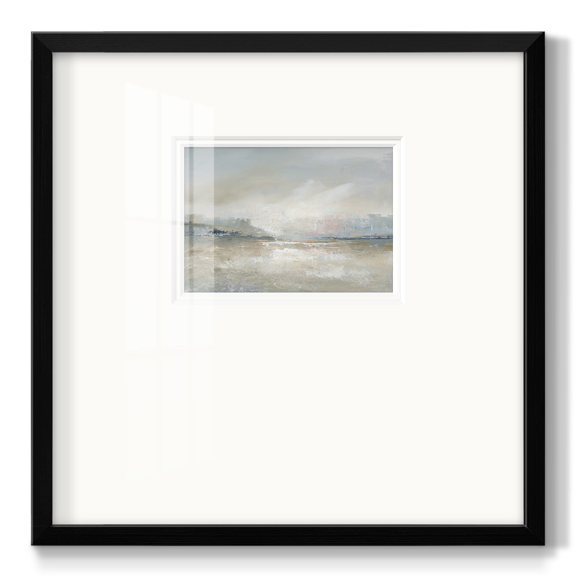 Horizon Haze Premium Framed Print Double Matboard