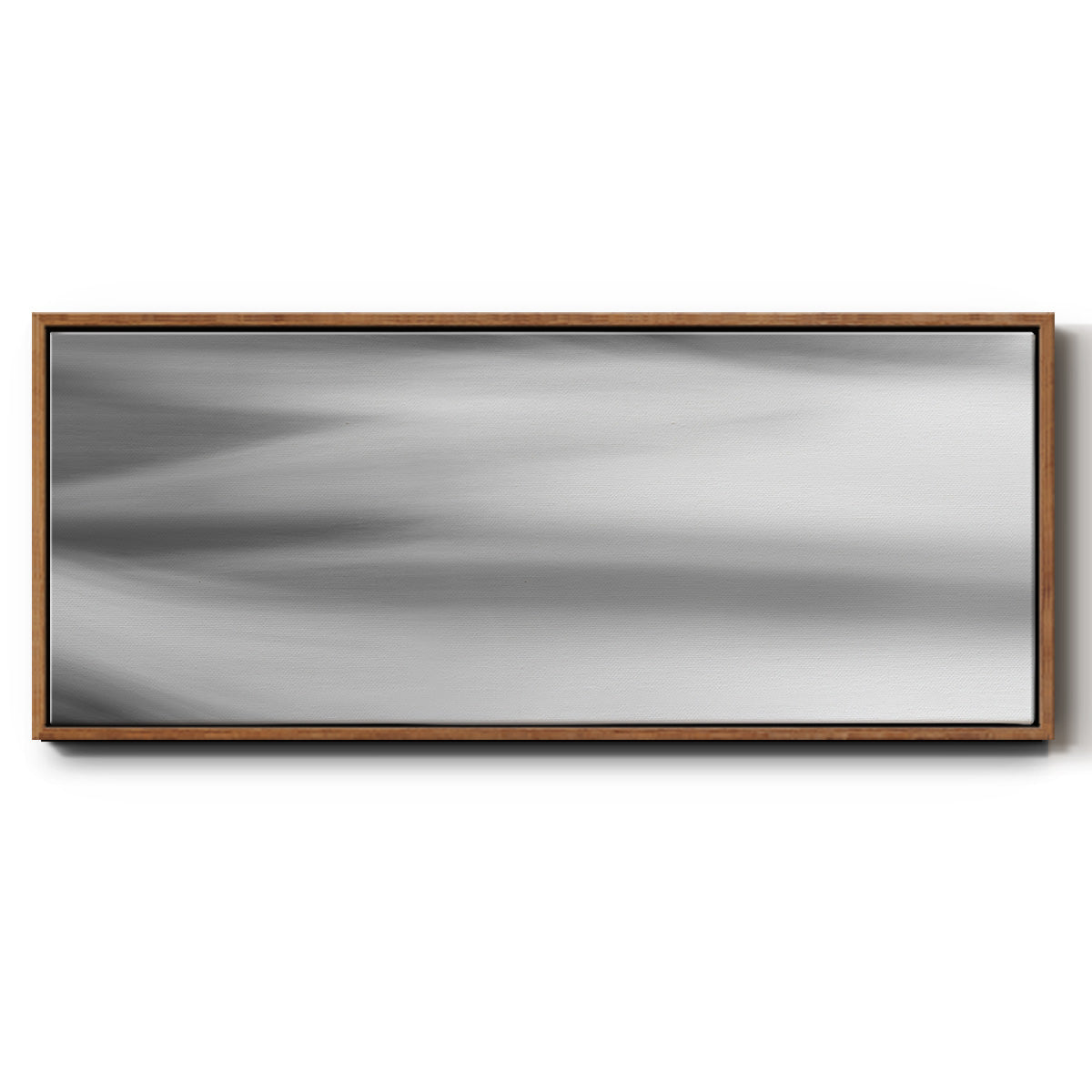 Black & White Water Panel VII - Floater Framed Canvas Print