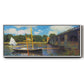 The Road Bridge, Argenteuil - Floater Framed Canvas Print