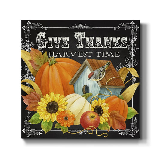 Harvest Greetings II-Premium Gallery Wrapped Canvas - Ready to Hang