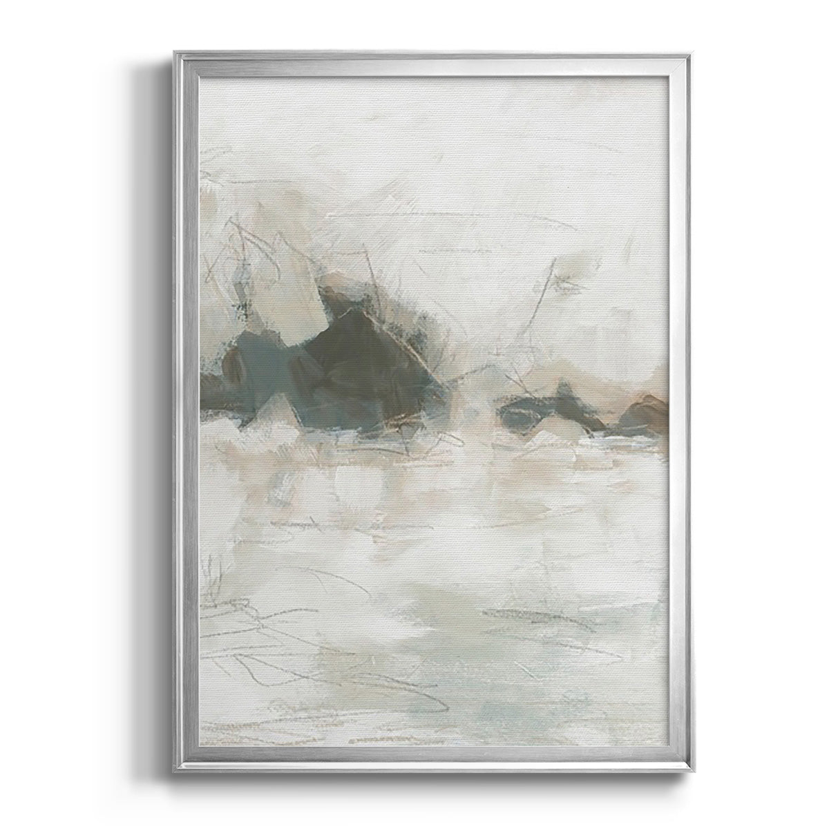 Horizon Break I - Modern Framed Canvas Print