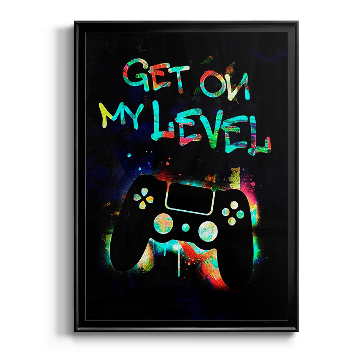 Gamer Tag II - Modern Framed Canvas Print