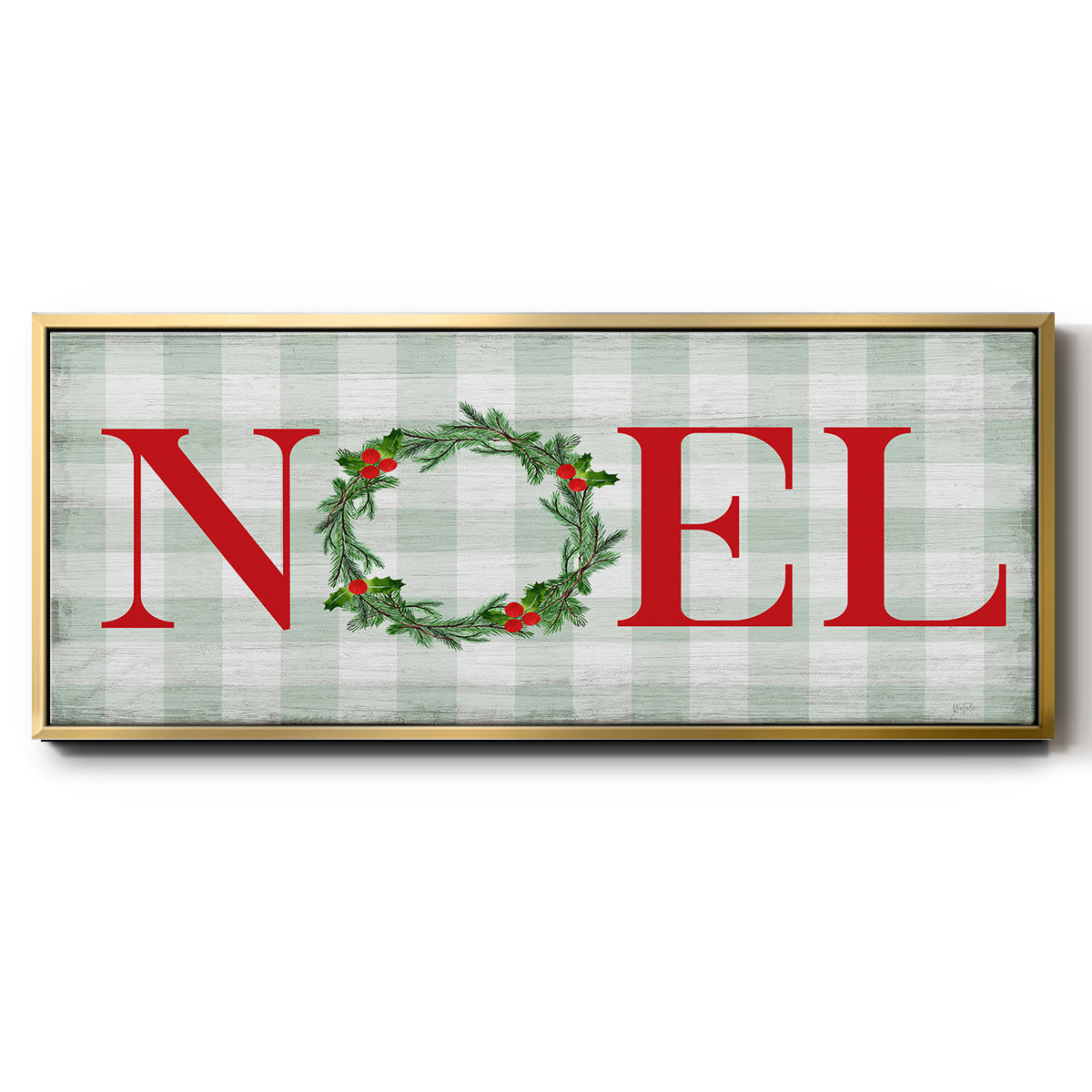 Noel - Floater Framed Canvas Print