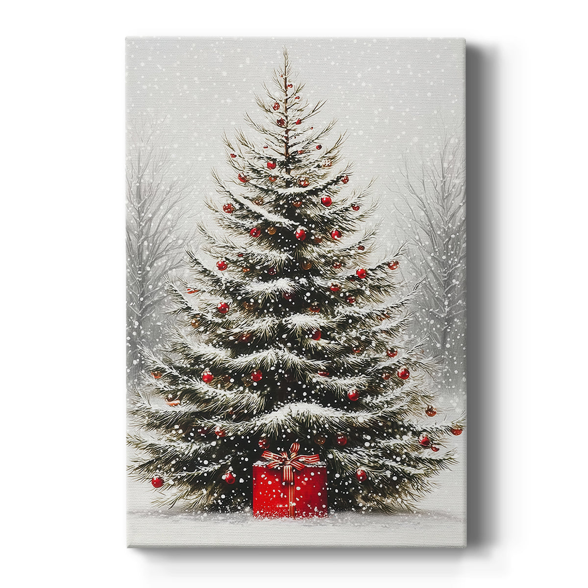 Eve of Snowwhite Yule - Canvas Art Print