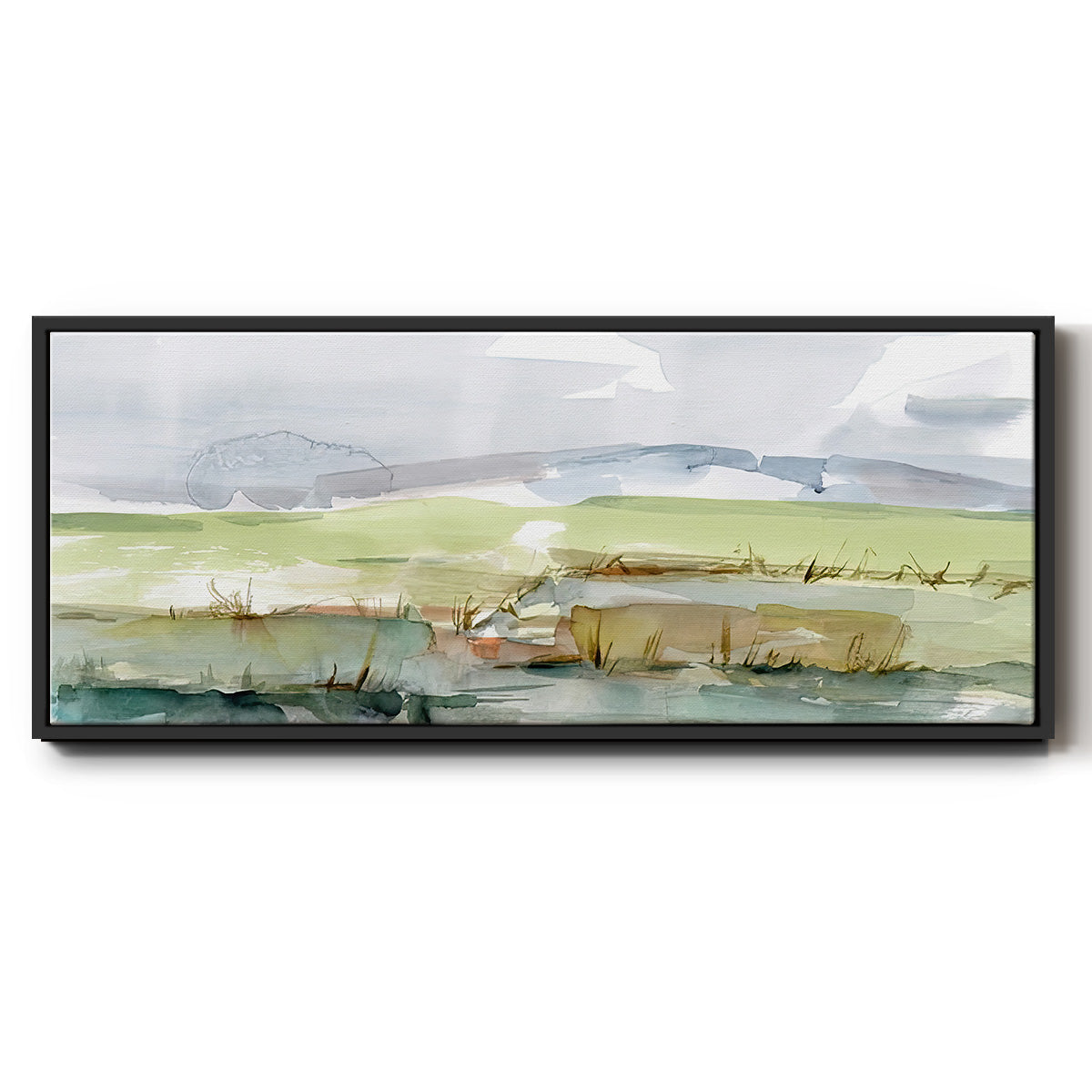 Pastel Inlet I - Floater Framed Canvas Print