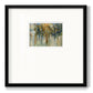 Rustic Leaves II - Double Matboard Framed Print