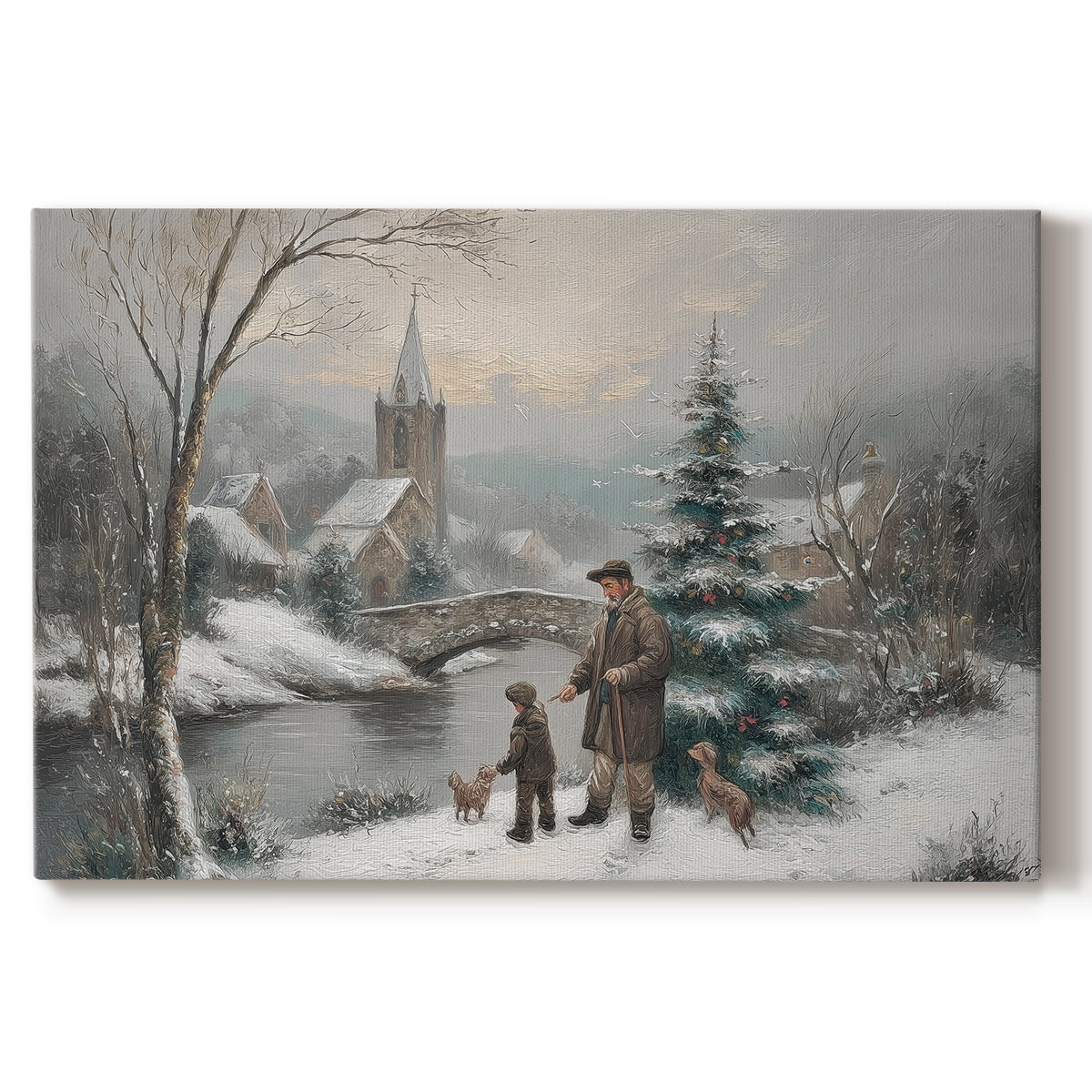 Mistletoe of Quiet Promise - Canvas Art Print
