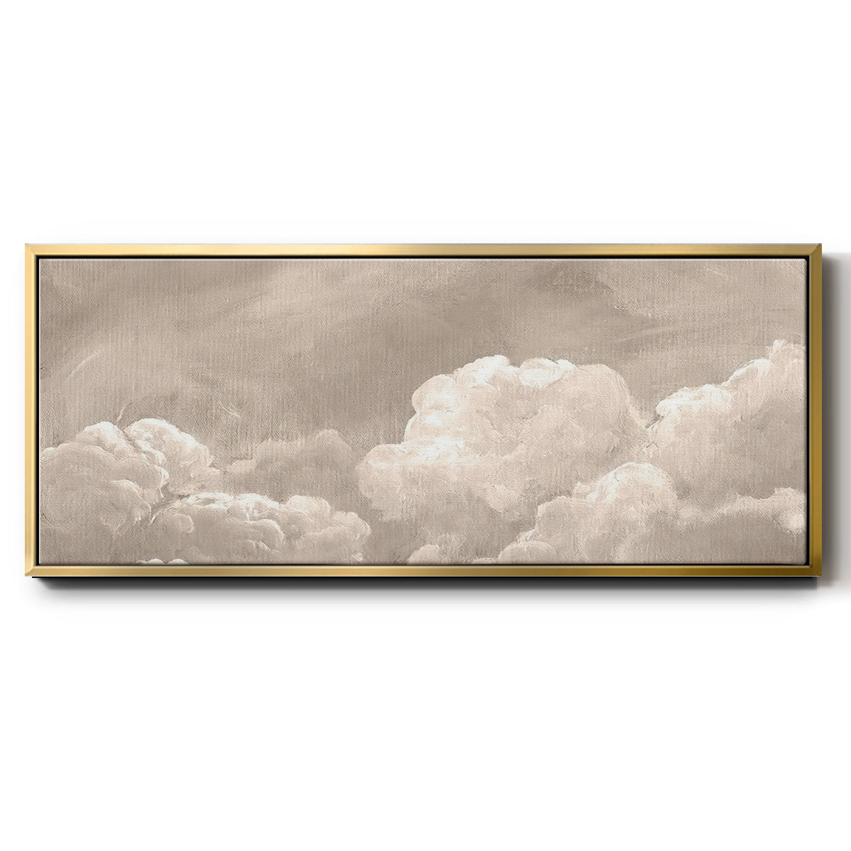 Painted Clouds I - Floater Framed Canvas Print