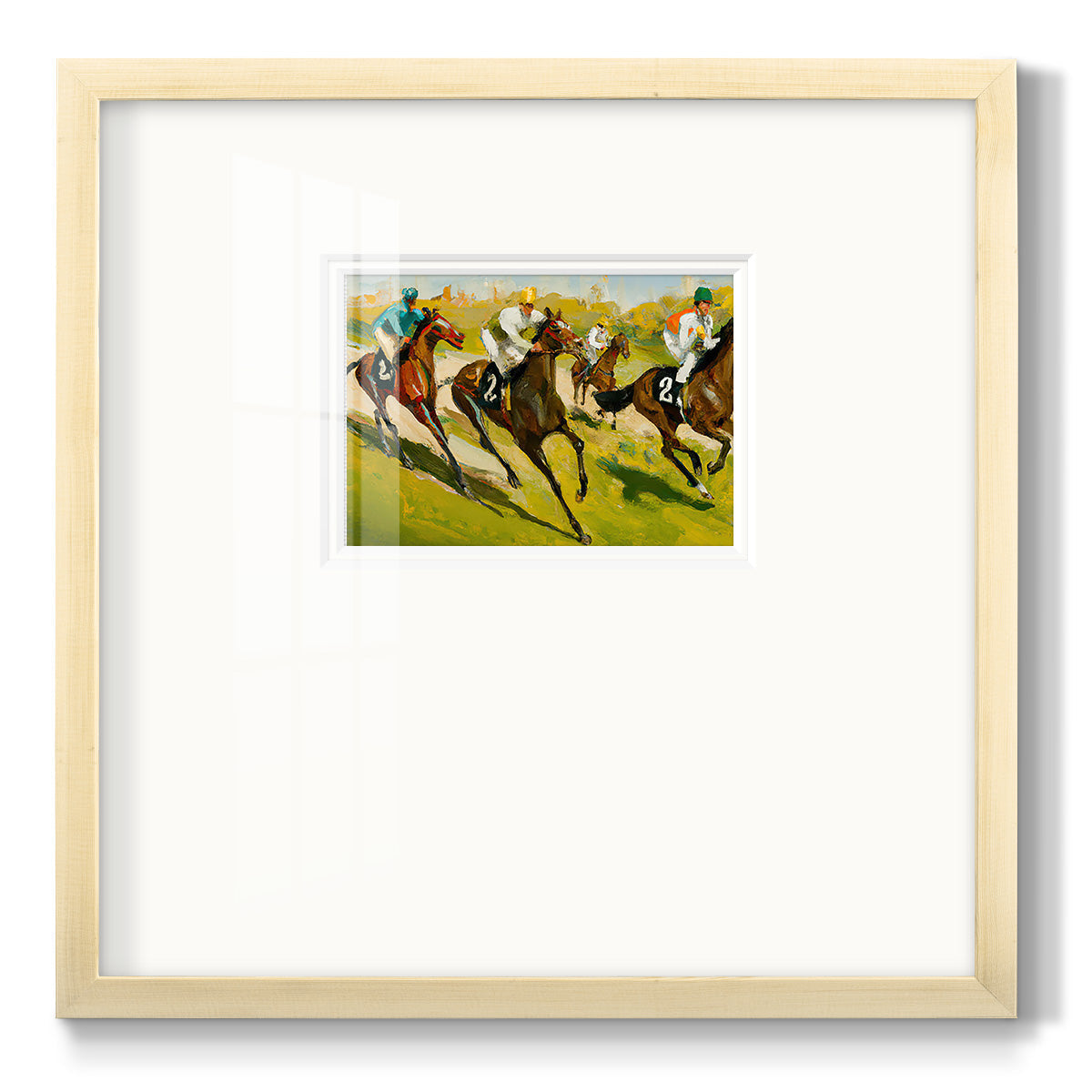 Day at the Races - Double Matboard Framed Print