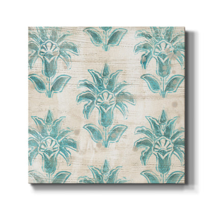 Serene Cerulean V - Canvas Art Print