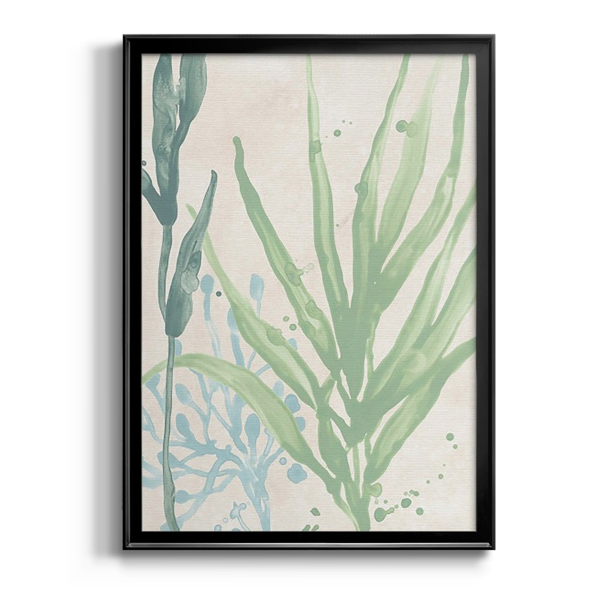 Swaying Seagrass I - Modern Framed Canvas Print