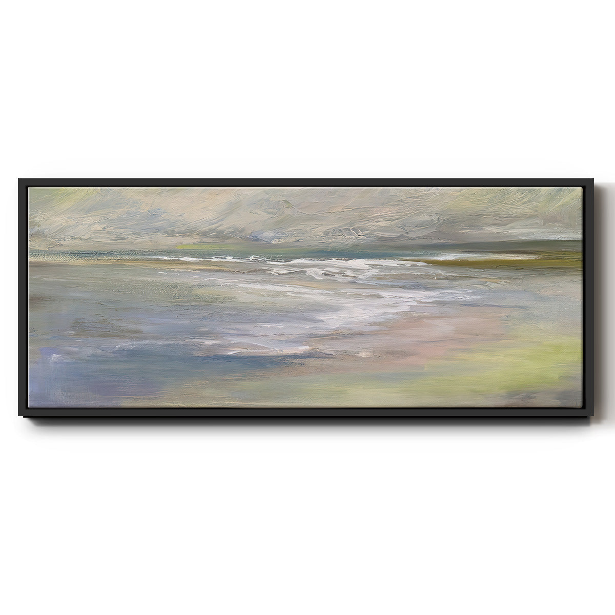 Beach Light II - Floater Framed Canvas Print