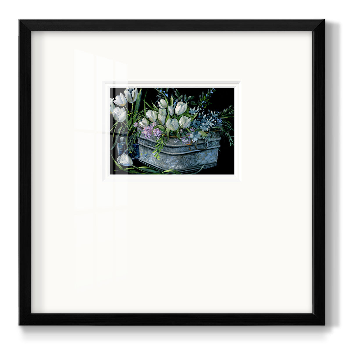 Wild Tulips - Double Matboard Framed Print