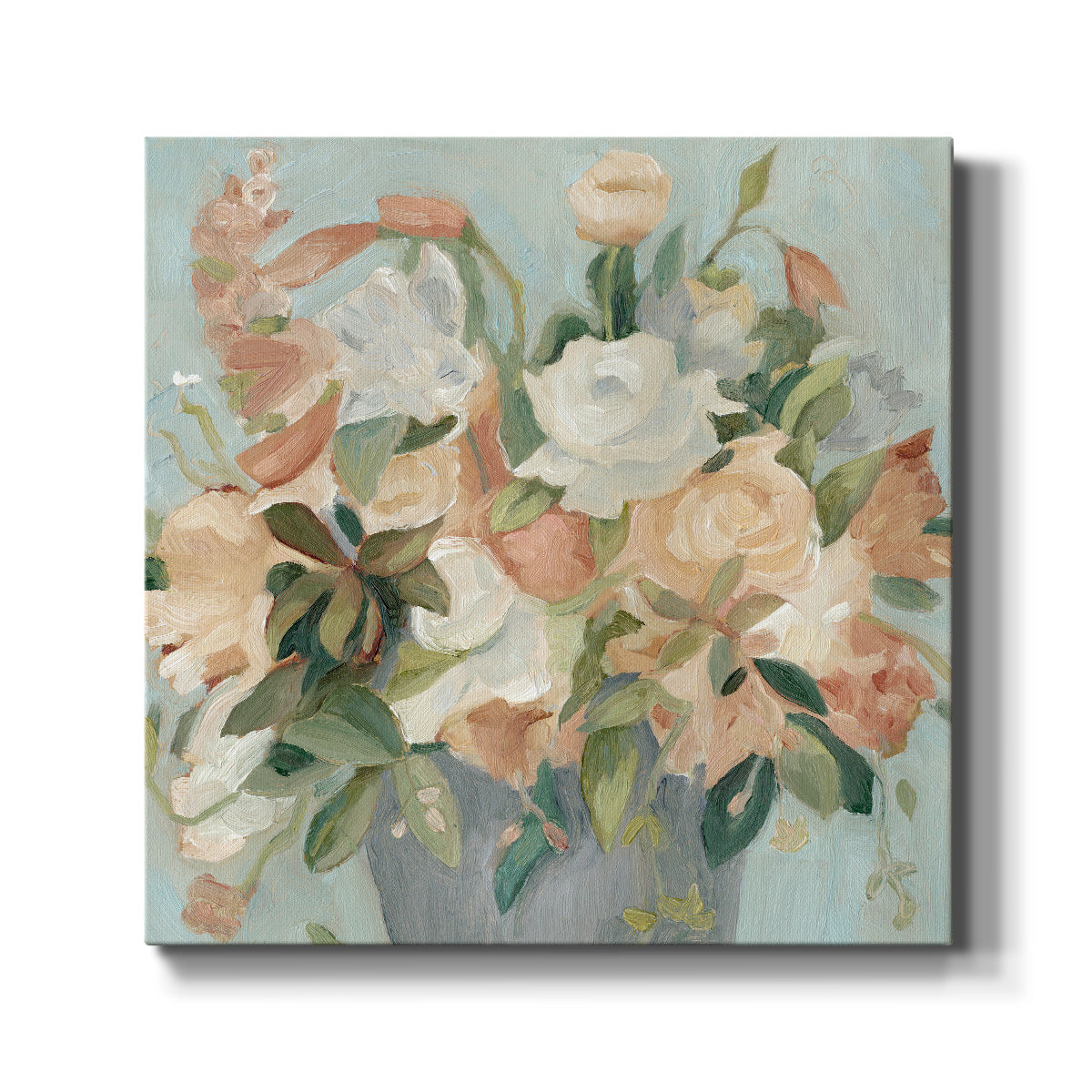 Soft Pastel Bouquet II - Canvas Art Print