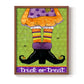 Trick or Treat - Restickable Framed Art Print