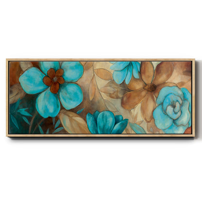 Garden Glow I - Floater Framed Canvas Print