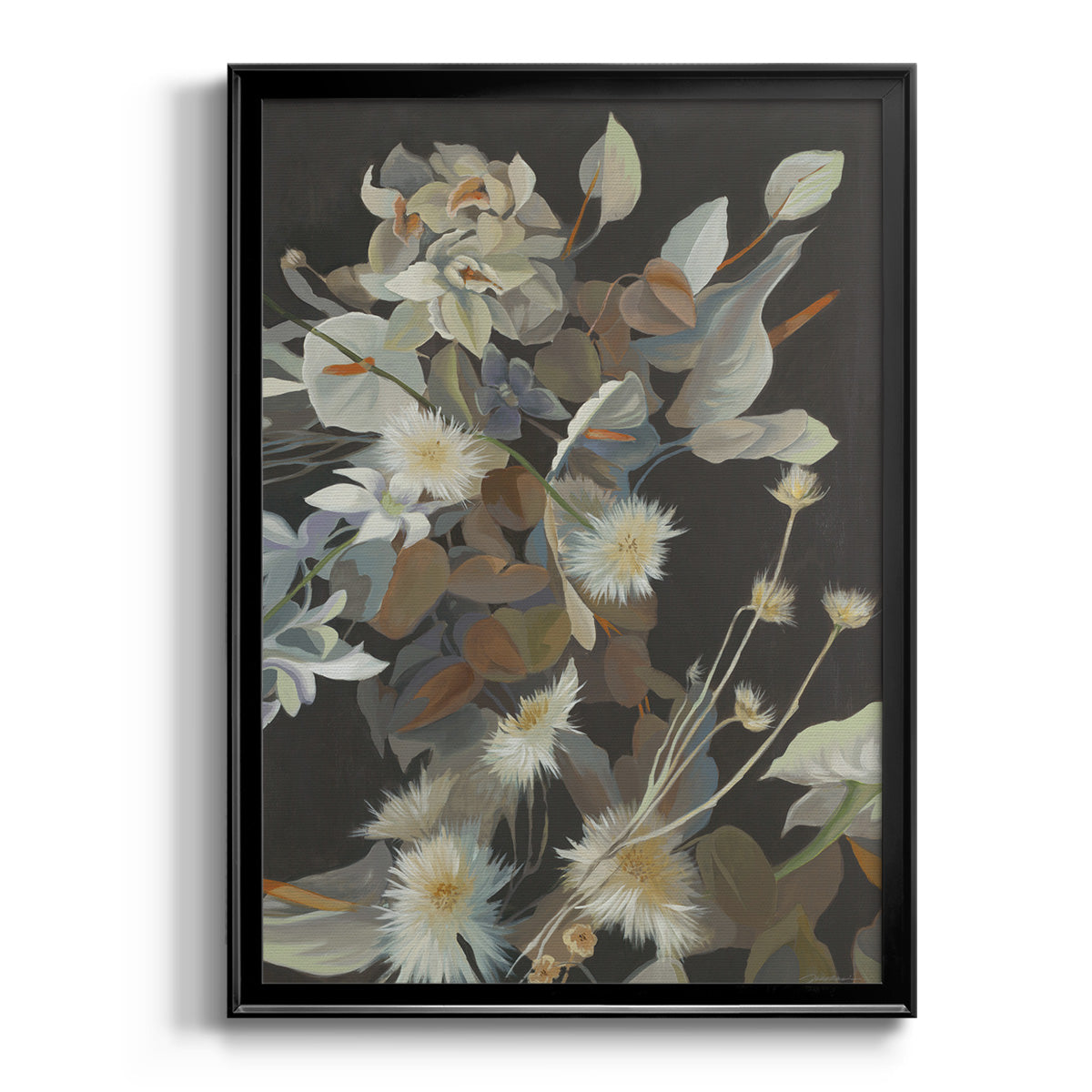 Turn a New Leaf - Modern Framed Canvas Print