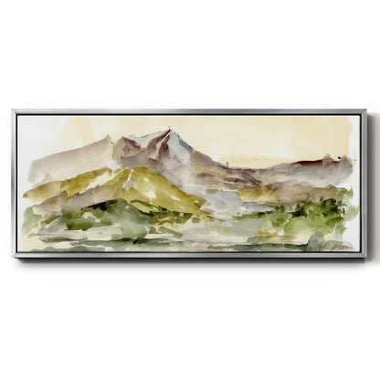 Plum Ridge I - Floater Framed Canvas Print