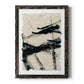 Lines Crossed II - Barnwood Framed Canvas Print