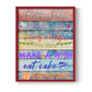 Birthday Rules - Restickable Framed Art Print