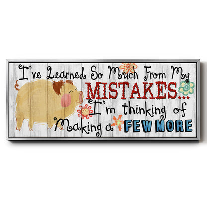 I've Learned - Floater Framed Canvas Print