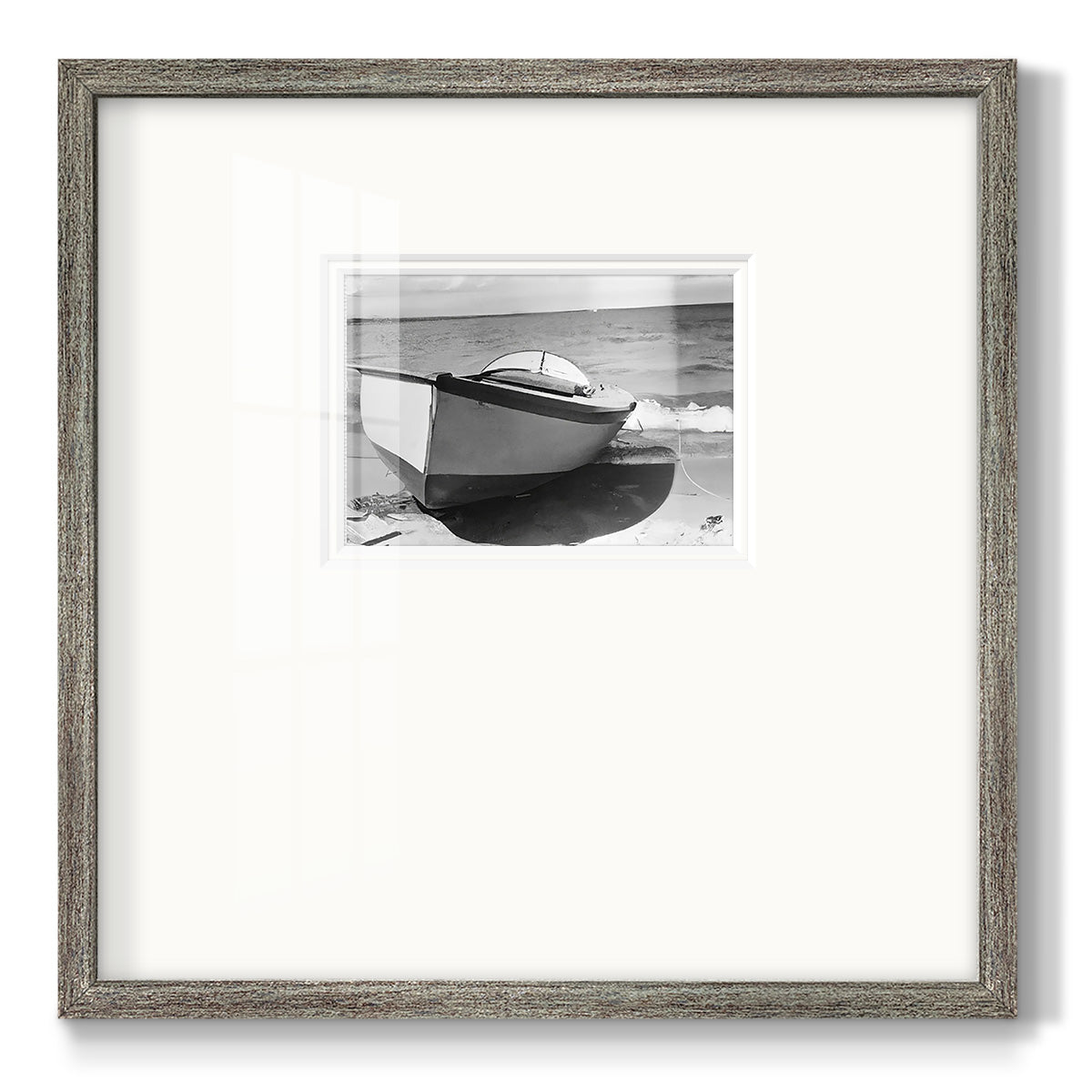 Vintage Rowboat II Premium Framed Print Double Matboard