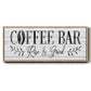 Coffee Bar - Floater Framed Canvas Print