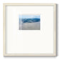 Aegean Blue Water Premium Framed Print Double Matboard