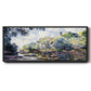 Section of the Seine, Near Giverny, 1885 - Floater Framed Canvas Print