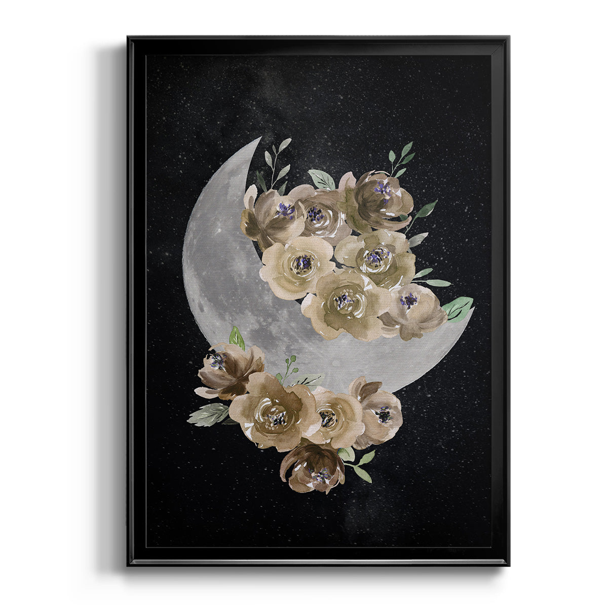 Bohemian Moon - Modern Framed Canvas Print