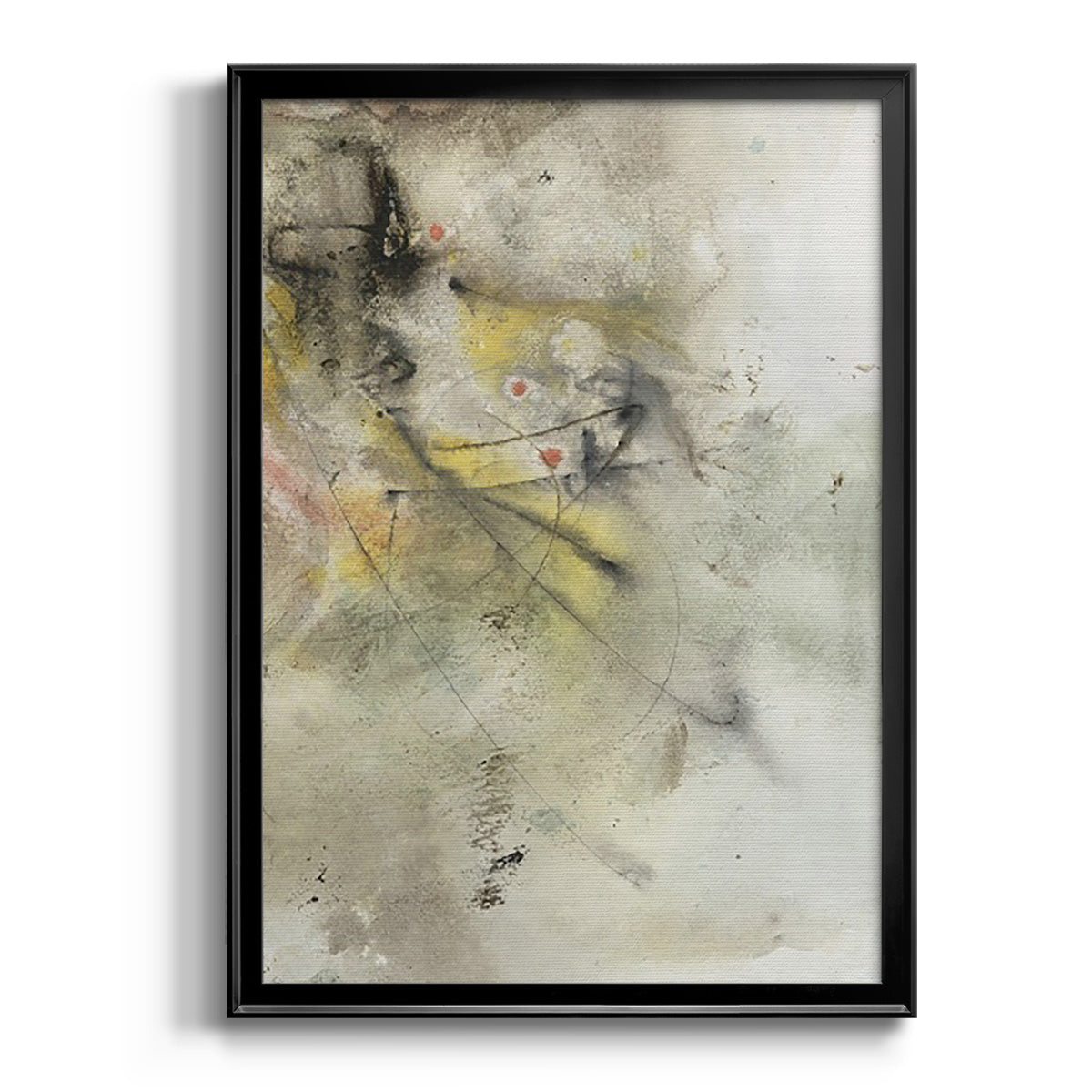 Soft Inspiration II - Modern Framed Canvas Print